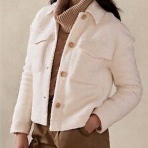 Banana Republic Sherpa Trucker Jacket